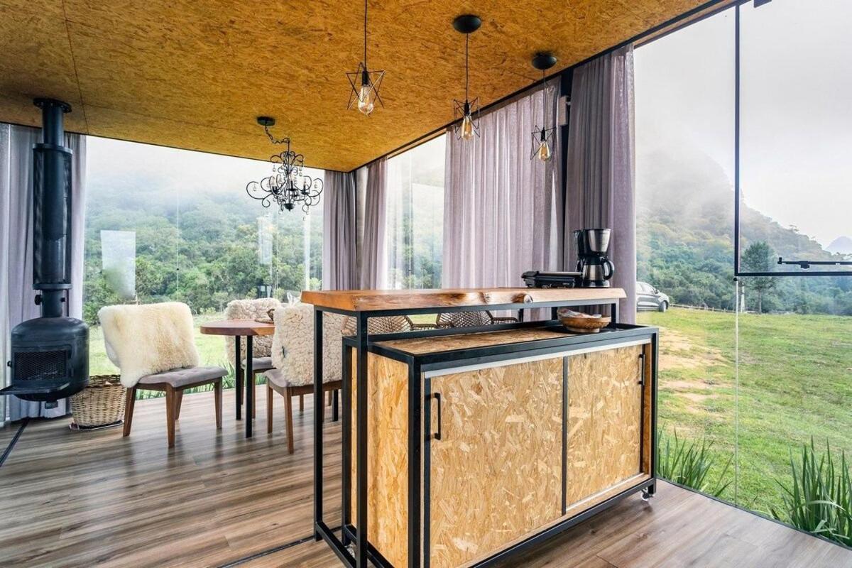 Апартаменты Casa De Vidro Алфреду-Вагнер Экстерьер фото
